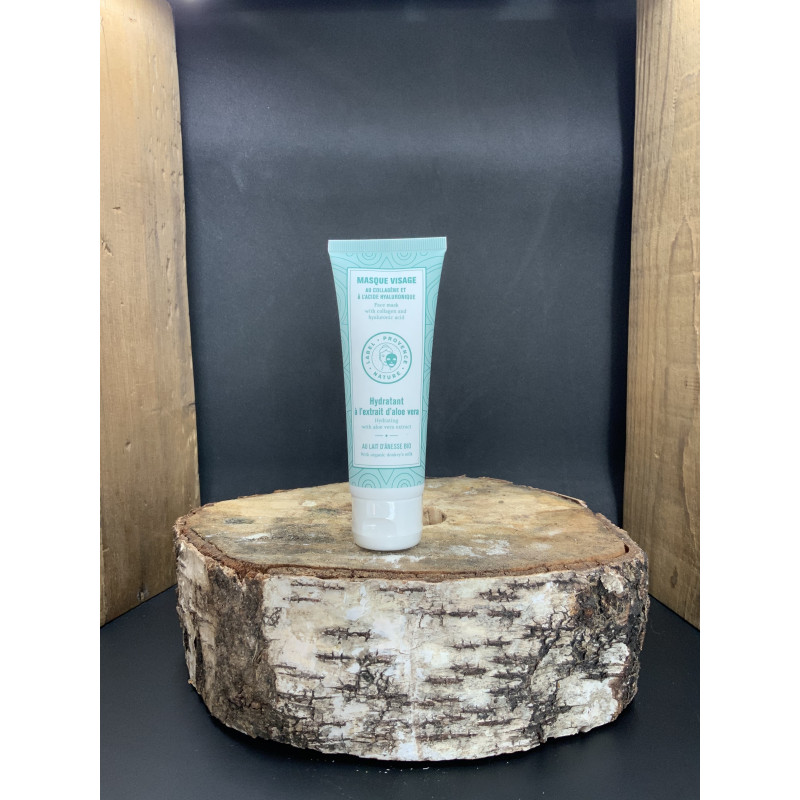 Masque visage hydratant a l'Aloe Vera et au lait d'ânesse par bell'ânesse en Provence
