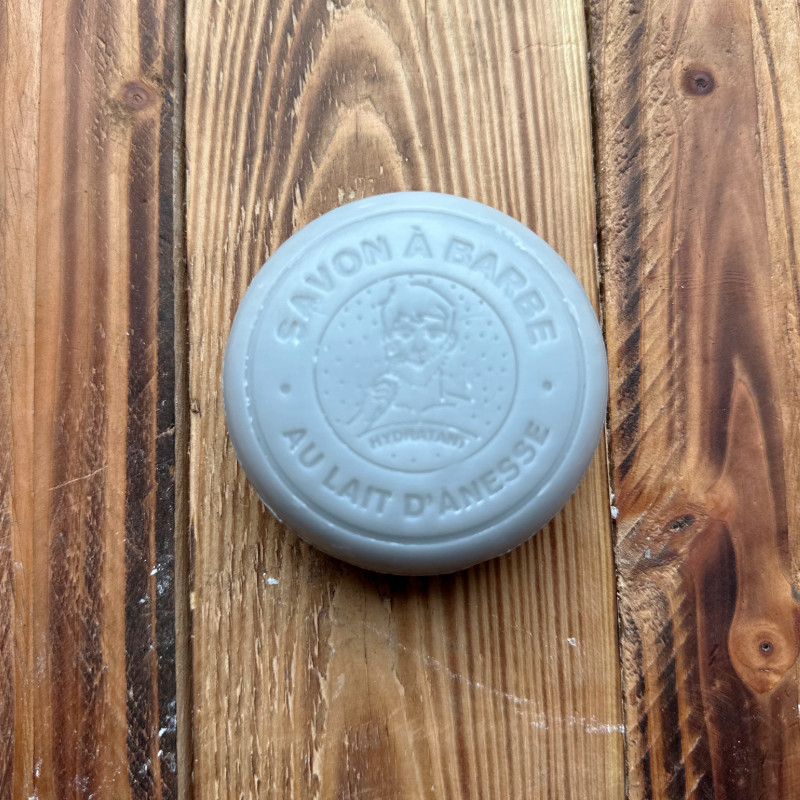 Savon à barbe homme au lait d'ânesse Bio par Bell'ânesse en Provence