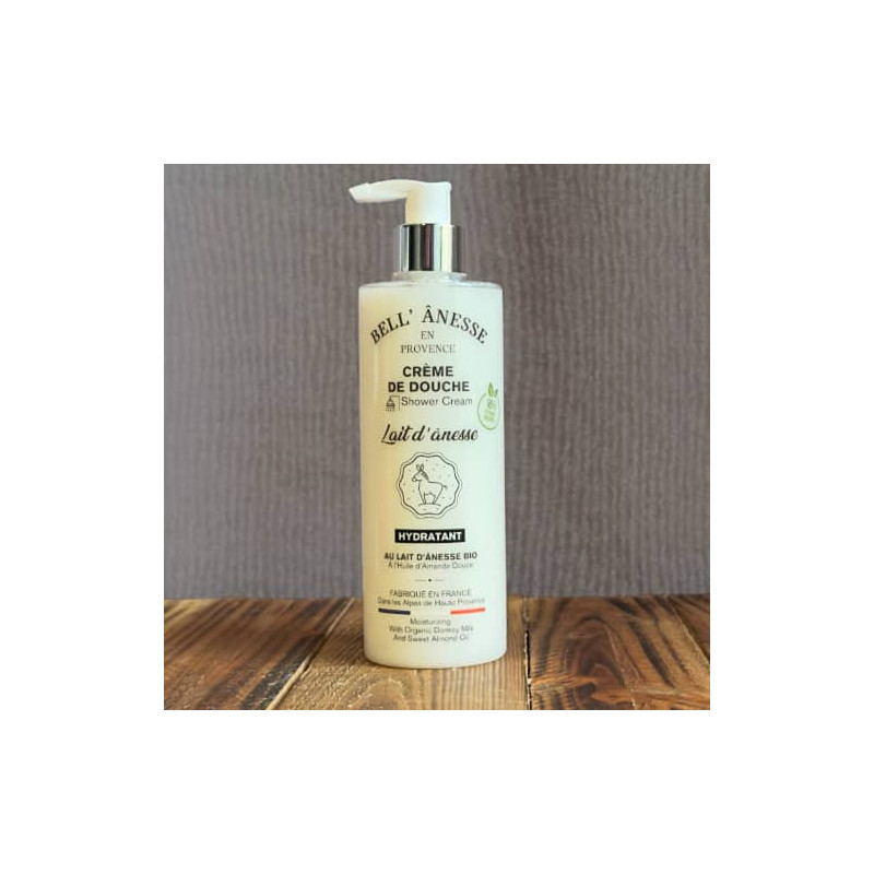 Crème de douche au Lait d'Anesse Bio 400ml par Bell'ânesse en Provence