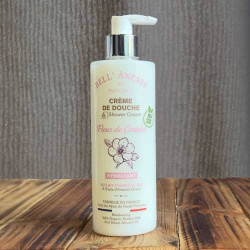 Crème de douche au Lait d'Anesse Bio 400ml "FLEUR DE Cerisier" par Bell'ânesse en Provence