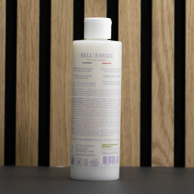 🌿 Gel Douche lait d'ânesse et Lavande 🌿 - Nettoyage doux et relaxant