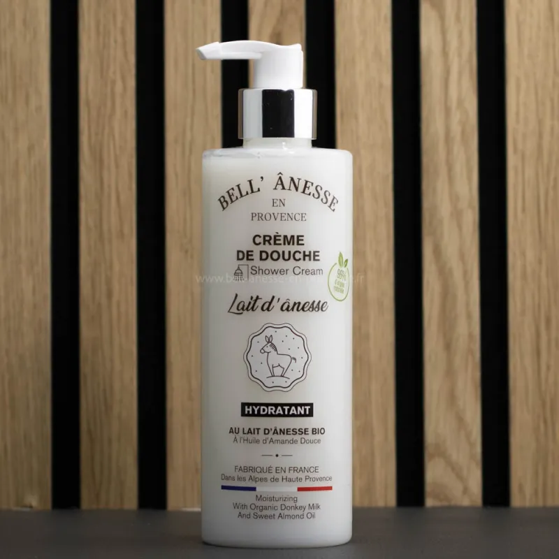 Crème de douche au Lait d'Anesse Bio 400ml par Bell'ânesse en Provence