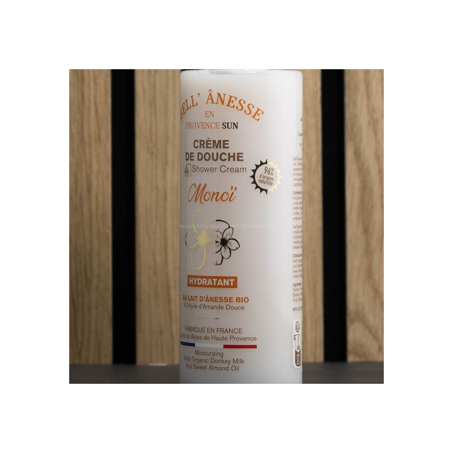 Crème De Douche Au Monoï 400ml - Bell ânesse (senteur Tropicale, Pour Peau Mixte)