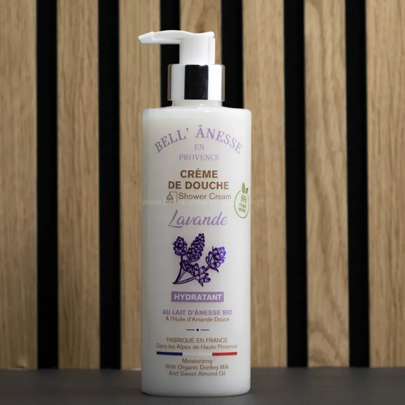 Crème de douche au Lait d'Anesse Bio 400ml "Lavande" par Bell'ânesse en Provence
