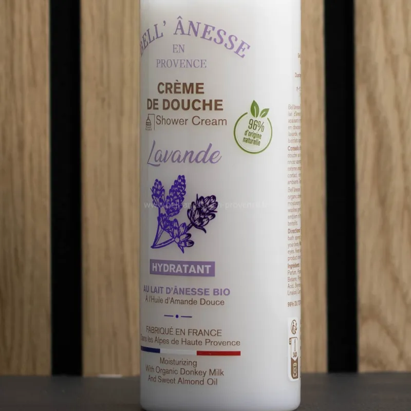 Crème de douche "Lavande" lait d'ânesse Bio | Bell' Anesse en Provence