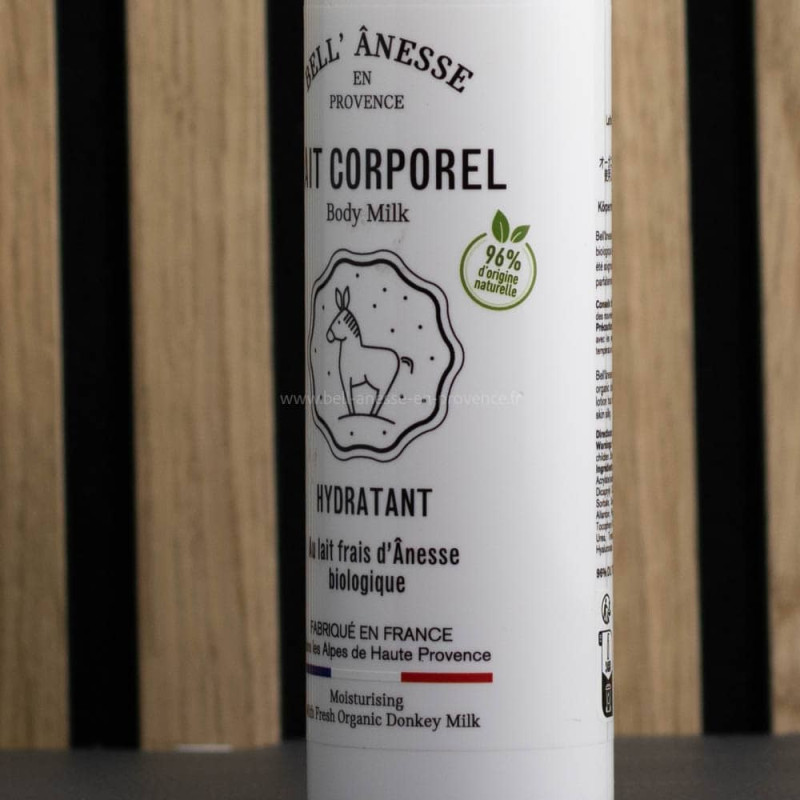 Lait corporel au lait d'ânesse par Bell Ânesse en Provence