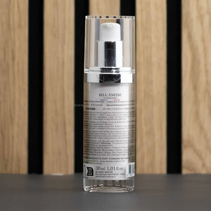 Crème Anti-rides au lait d'ânesse par Bell'ânesse en Provence