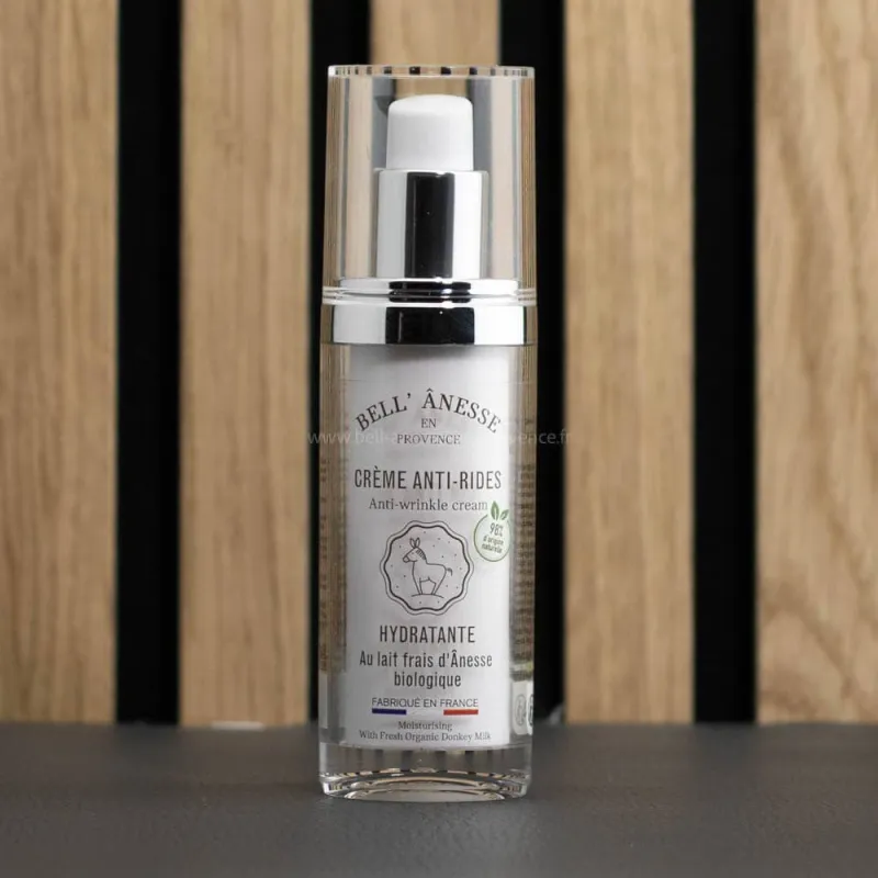Crème Anti-rides au lait d'ânesse par Bell'ânesse en Provence