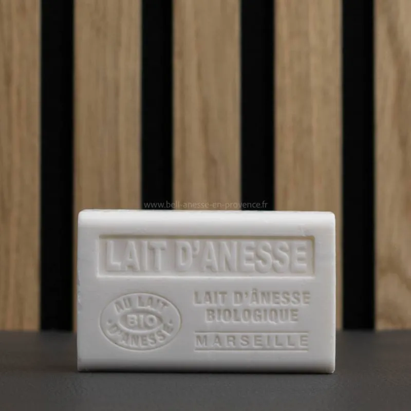Savon 125gr au lait d'ânesse Bio par Bell'ânesse en Provence