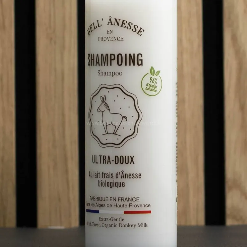 Shampoing au lait d'ânesse par Bell'ânesse en Provence