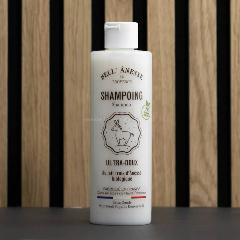 Shampoing au lait d'ânesse par Bell'ânesse en Provence