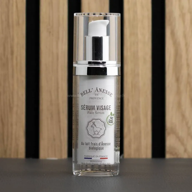 Sérum visage au lait d'ânesse bio par Bell'ânesse en Provence