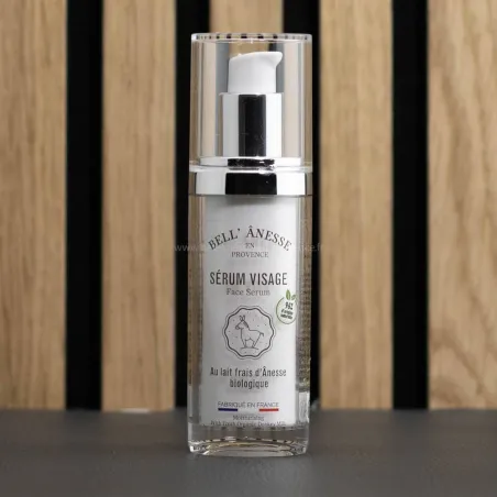 Sérum visage au lait d'ânesse bio par Bell'ânesse en Provence