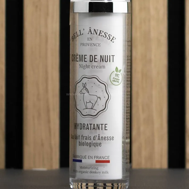 Crème de nuit au lait d’ânesse bio par Bell'ânesse en Provence