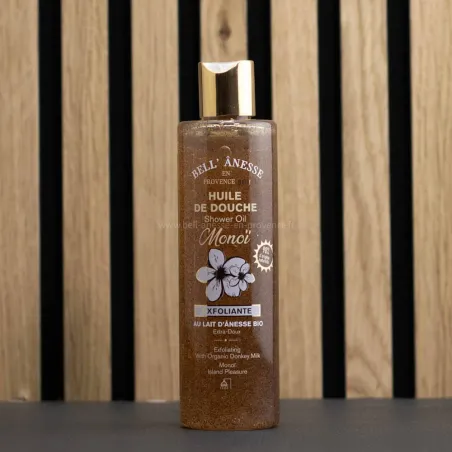 Huile de douche Monoï et Lait d'Anesse Bio  par Bell'ânesse en Provence