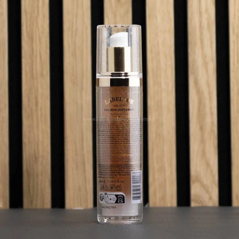 Huile Sèche Anti-Age 24K Gold  Bio - Anti-âge par Bell Ânesse en Provence