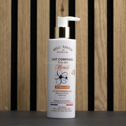 Lait corporel au lait d'ânesse et monoÏ par Bell Ânesse en Provence