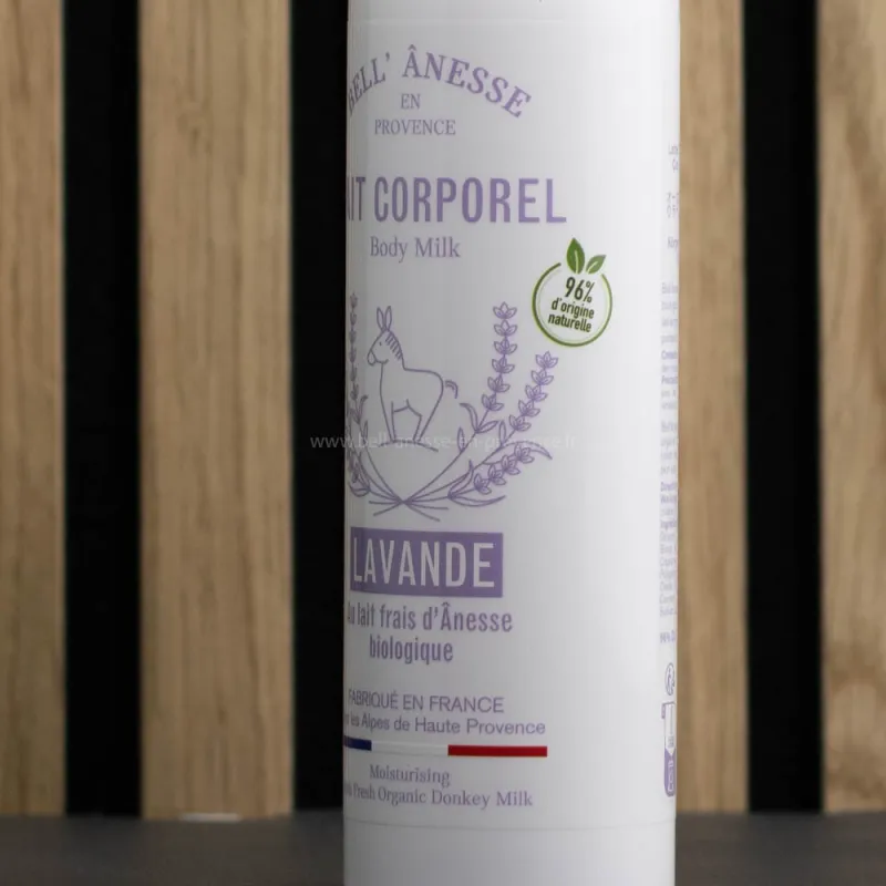 Lait corps au Lait d'ânesse Bio et a la Lavande par Bell'ânesse en Provence