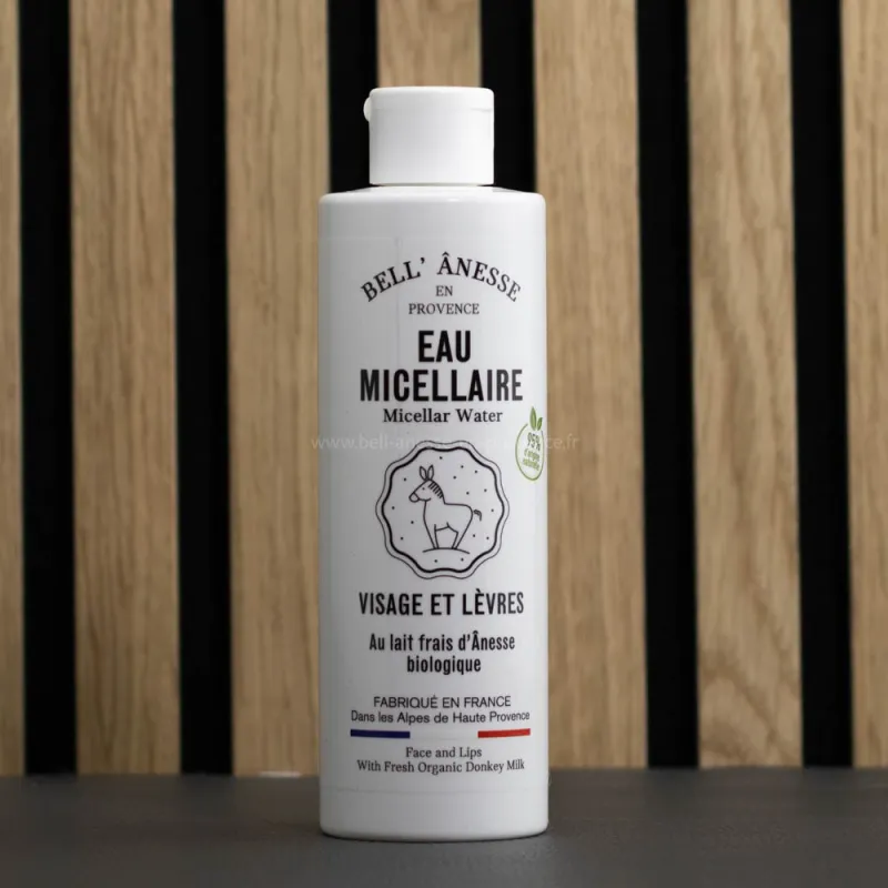 Eau micellaire au Lait d'Anesse Bio 400ml par Bell'ânesse en Provence