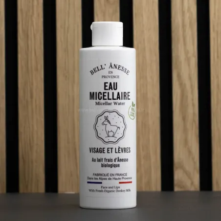 Eau micellaire au Lait d'Anesse Bio 400ml par Bell'ânesse en Provence