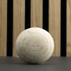 Savon masque galet au lait d'ânesse Bio et aux algues par Bell'ânesse en Provence