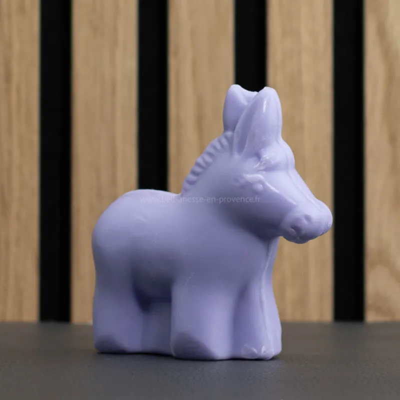 Savon forme d'Âne 125g au lait d'ânesse et lavande par Bell'ânesse en Provence