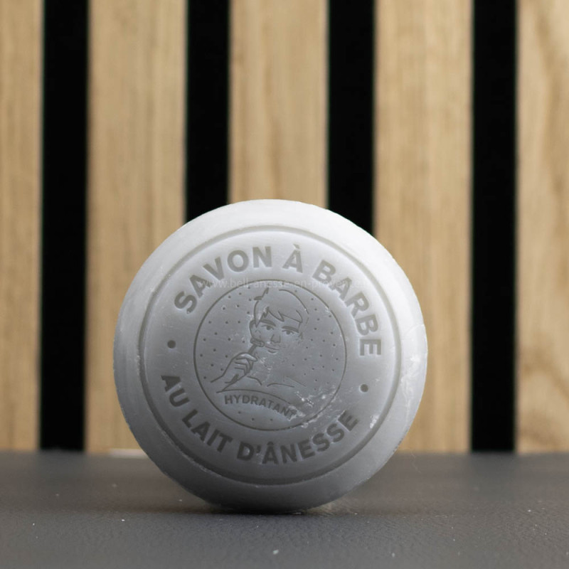 Savon à barbe homme au lait d'ânesse Bio par Bell'ânesse en Provence