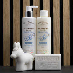 Coffret découverte lait d'ânesse bio et fleur de coton par Bell'Ânesse en Provence
