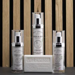 Coffret soin du visage au lait d'ânesse bio par bell'ânesse en Provence