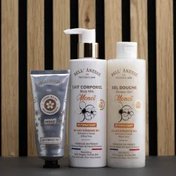 Coffret Douceur Monoï au lait d'ânesse bio par bell ânesse en Provence