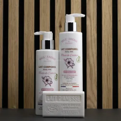 Coffret lait corporel savon 125gr offert par Bell'ânesse en Provence