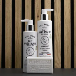 Coffret lait après solaire savon 125gr offert par Bell'ânesse en Provence
