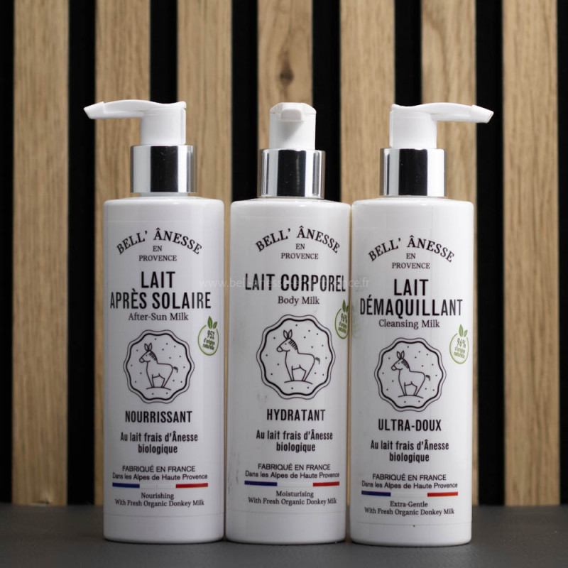 Coffret Lélé au lait d'ânesse Bio par Bell'ânesse en Provence
