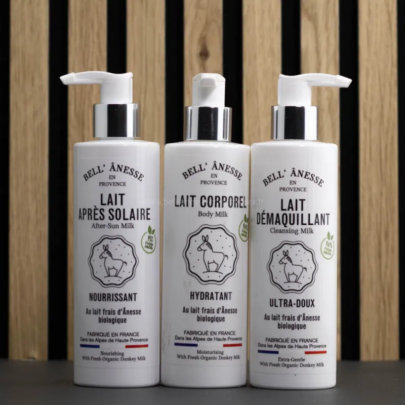 Coffret Lélé au lait d'ânesse Bio par Bell'ânesse en Provence