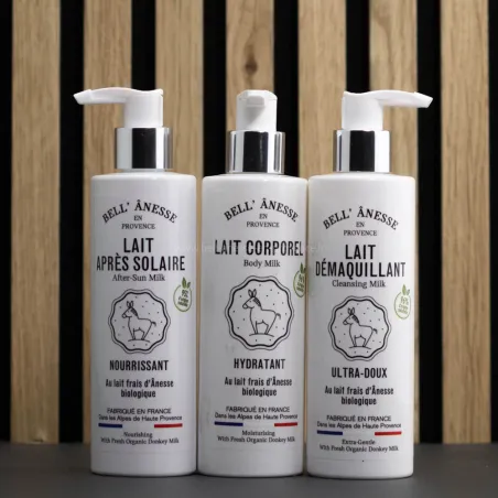 Coffret Lélé au lait d'ânesse Bio par Bell'ânesse en Provence