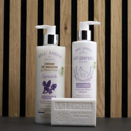 Coffret Velouté au lait d'ânesse bio par bell'ânesse en Provence