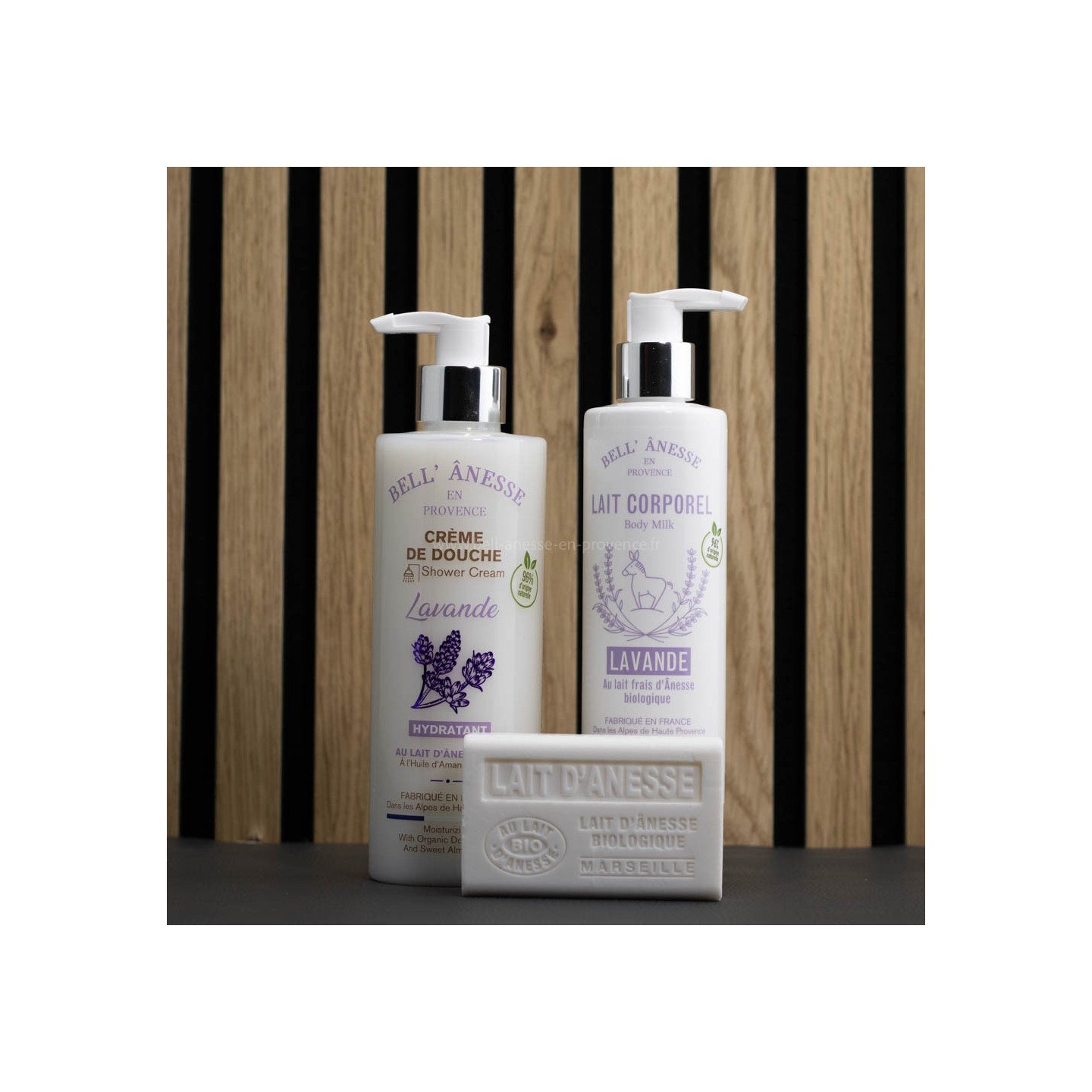 Coffret 3 Savons Bio Au Lait D'ânesse BELL'ÂNESSE – Pour Peau Sensible, Neuf