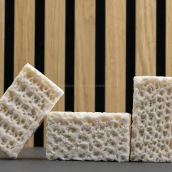 Pack savon exfoliant au lait d'anessse frais, ble, avoine et son par Bell'ânesse en Provence