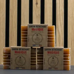 Coffret Savon 900gr détachant textile par Bell'ânesse en Provence