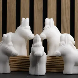 Pack 5 Savon forme d'Âne 135g au lait d'ânesse par Bell'ânesse en Provence