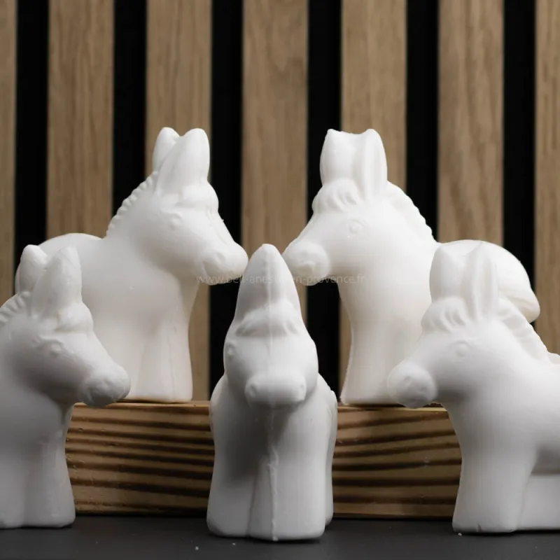 Pack 5 Savon forme d'Âne 135g au lait d'ânesse par Bell'ânesse en Provence