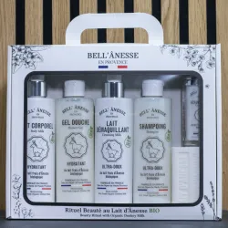 Coffret Beauté au lait d'ânesse Bio par Bell Anesse en Provence