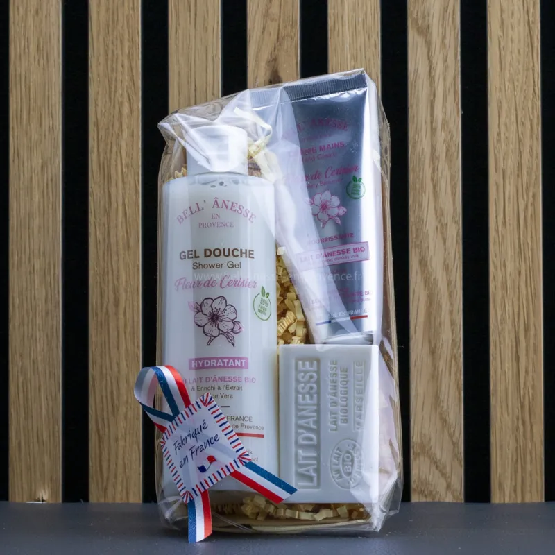 Box caresse au lait d'ânesse Bio par Bell Anesse en Provence