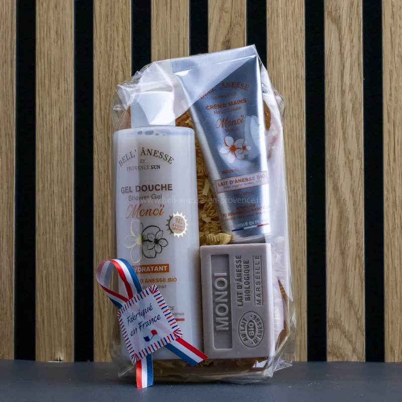 Box caresse au lait d'ânesse Bio par Bell Anesse en Provence