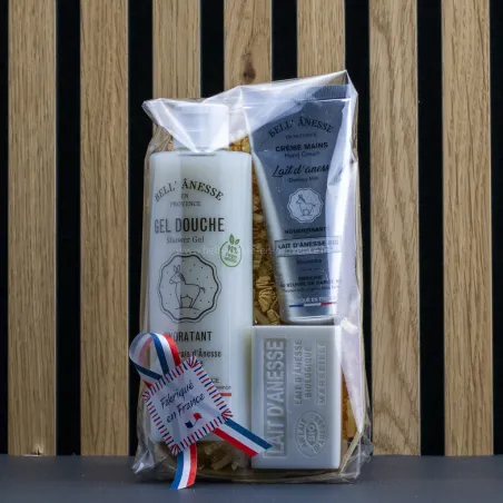 Box caresse au lait d'ânesse Bio par Bell Anesse en Provence