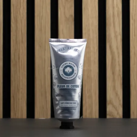 Crème mains au lait d'ânesse Bio et Fleur de Coton par bell'ânesse en Provence