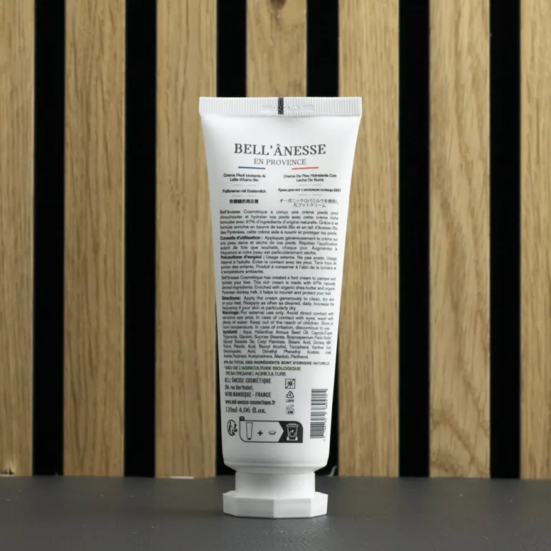 Crème pied au lait d'ânesse Bio par Bell'ânesse en Provence