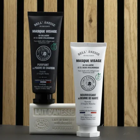 Coffret Detox Visage  au lait d'ânesse bio par bell'ânesse en Provence