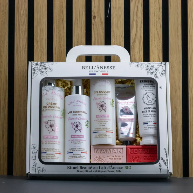 Coffret mille et une douceur au lait d'ânesse bio par Bell Anesse en Provence