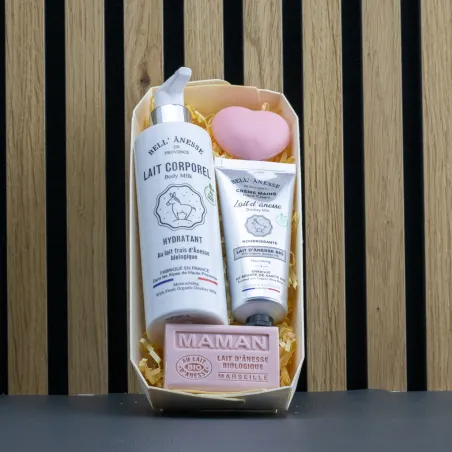 CoffretCelle que j'aime au lait d'ânesse bio par Bell Anesse en Provence